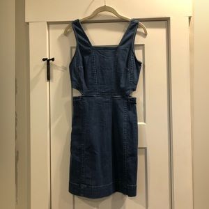 Denim Madewell cut out Dress